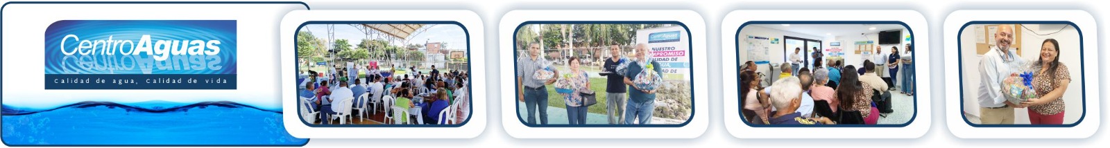 CENTROAGUAS realiza reconocimiento a las juntas de acción comunal de Tuluá Diseño con cuatro imágenes del evento navideño para lideres comunales