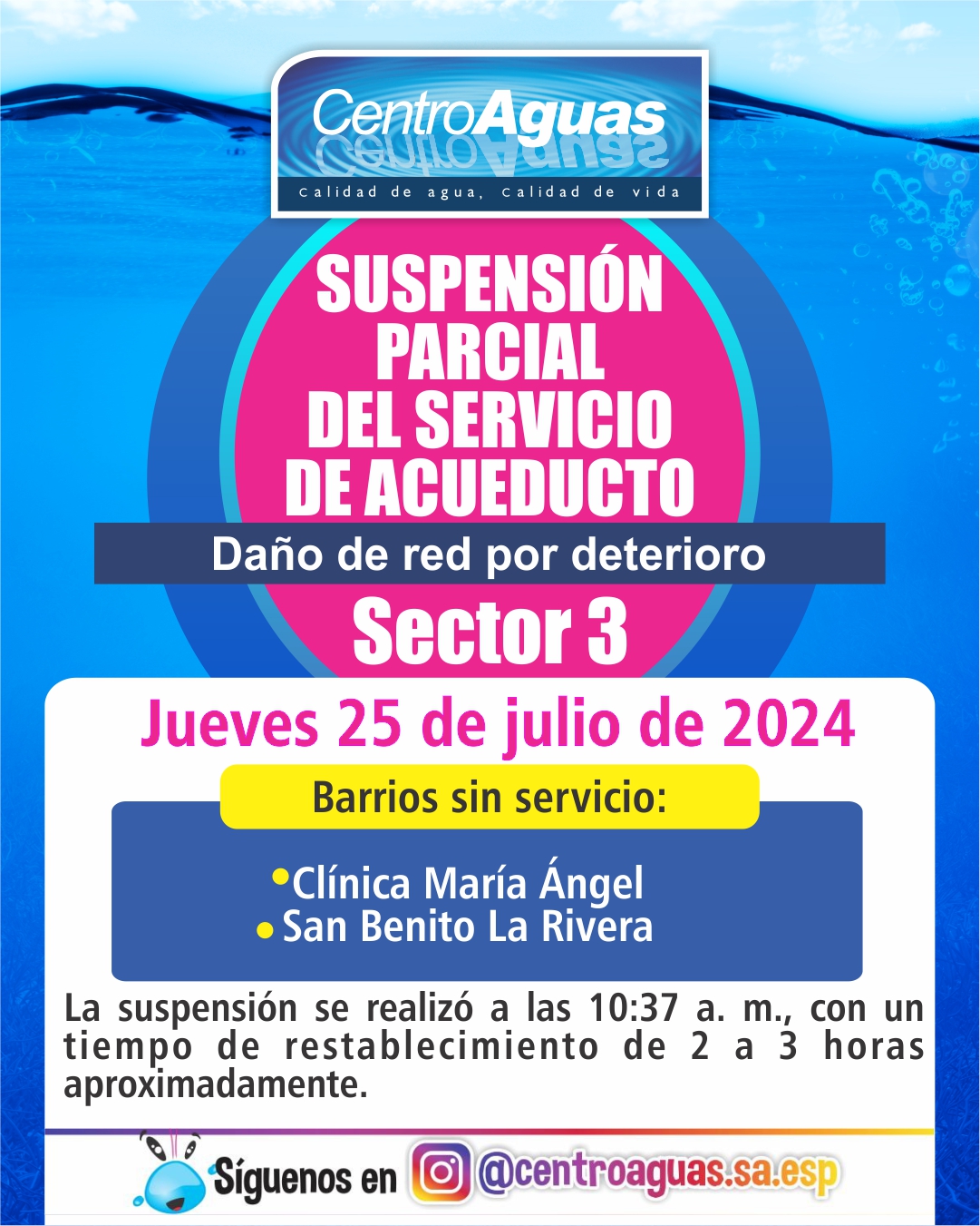 Diseño de suspensión del servicio