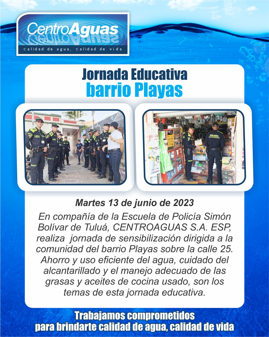 Jornada Educativa barrio Playas
