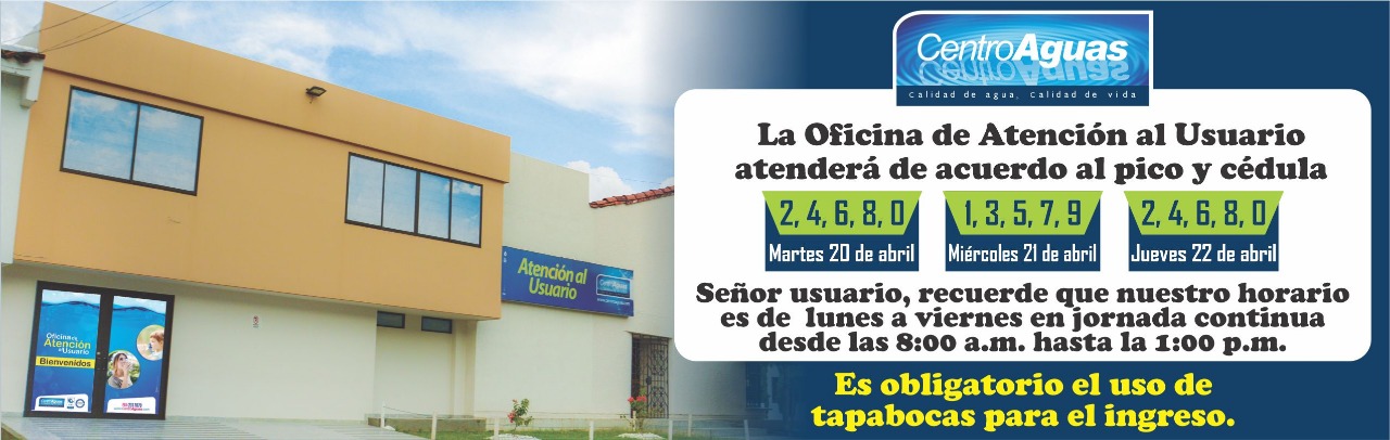 Imagen representativa de la atención en la oficina de Atención al Usuario será de cuerdo al pico y cédula