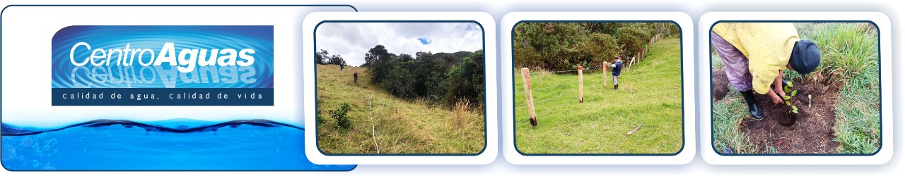 Diseño con tres fotografías de la actividad de siembra y aislamientos  