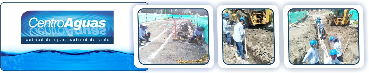 Personal operativo trabajando en la obra Diseño con tres imágenes de los operarios realizando labores en la obra