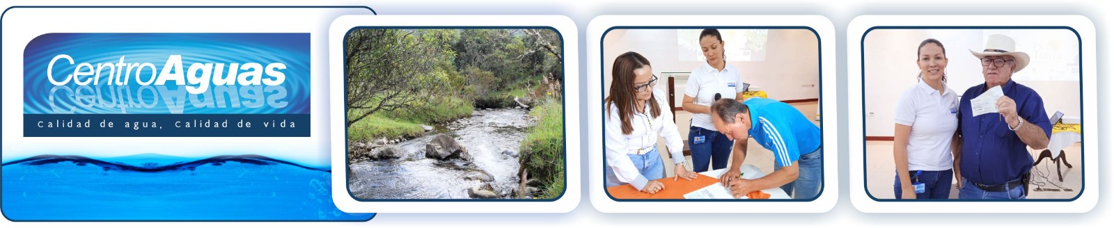 Evento entrega de incentivos a campesinos Diseño con tres imágenes del evento de entrega de incentivos