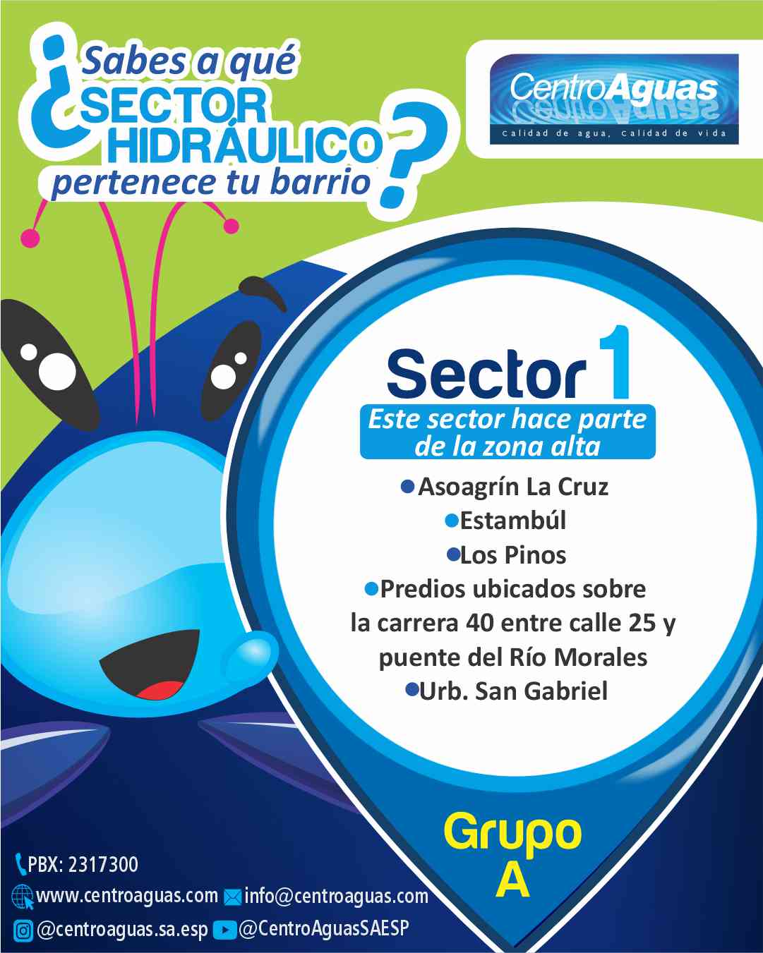 Conoce el Sector al que pertenece tu barrio